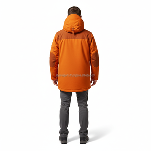 Veste de chasse professionnelle unisexe, imperméable, coupe-vent, respirante, orange, softshell camouflage, robuste et isolée - Product Image 3