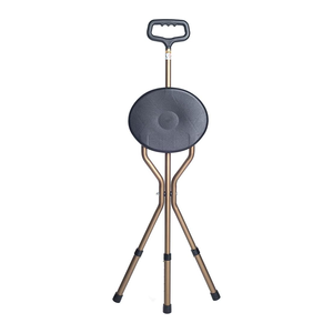 Canne de marche pliable en aluminium avec siège pour personnes âgées handicapées - Product Image 3