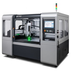 Machine de découpe laser CNC NdYAG Ruida BMP 500W à haute vitesse, fonctionnement automatique pour tôle métallique/non métallique, plaque acrylique, bijoux - Product Image 1