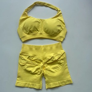 ชุดโยคะออกกำลังกายแบบเรียบง่ายสำหรับผู้หญิงชุด2ชิ้นระบายอากาศได้ดีมีสไตล์ใหม่ - Product Image 5