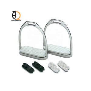 Estribos para Caballo de Acero Inoxidable con Almohadilla de Goma - Product Image 5