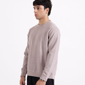 Sudaderas de manga larga sueltas de mezcla de algodón básicas personalizadas de alta calidad para hombre, último diseño, moda Lisa para invierno - Product Image 2