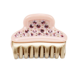 Pince à cheveux en strass, accessoires de cheveux en acrylique tendance, vente en gros - Product Image 1