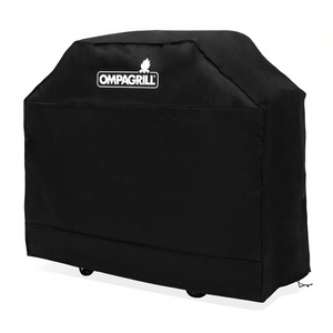 Indianapolis 4 Black 130x60x105cm Barbecue Cover CBINDIA4 Essential <b>BBQ</b> Accessories - Product Image 2