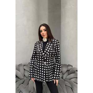 เสื้อแจ็คเก็ตเบลเซอร์ลายจุดสีดำ - สีดำ - Product Image 1