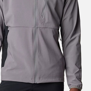 Veste à capuche softshell unisexe personnalisée avec logo personnalisé Imperméable Respirant Polaire Manteau d'hiver imperméable - Product Image 5