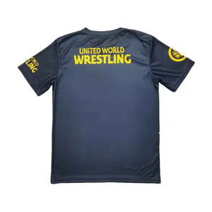 Ensemble Rashguard MMA pour Hommes Sports World, Short de Jiu-Jitsu Brésilien, Logo, Extensible, Séchage Rapide, Spandex/Polyester pour le Grappling - Product Image 3