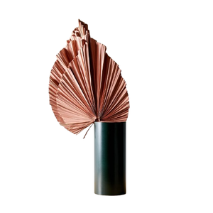 Vase porte-serviettes rond de table en métal de qualité supérieure pour décor de table Mett couleur noire jardinière et vase de fleurs de luxe à vendre - Product Image 1