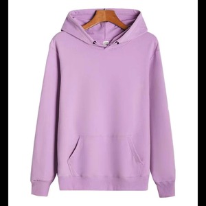 เสื้อมีฮู้ดผ้าฝ้ายสำหรับผู้ชายสีพื้นย้อมสีได้ทุกสีอบอุ่นผ้าฟลีซฤดูใบไม้ร่วงฤดูหนาว - Product Image 5