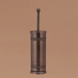 Offre Spéciale nouveaux porte-brosses de toilette en métal pour salle de bain toilette Commode nettoyage porte-brosse de toilette couleur noire enduit de poudre - Product Image 6