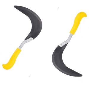 Khurpi de Hoz curvada de alta resistencia con mango de fibra antideslizante Desmalezador manual para eliminación de hierba y malezas en jardines y campos - Product Image 2