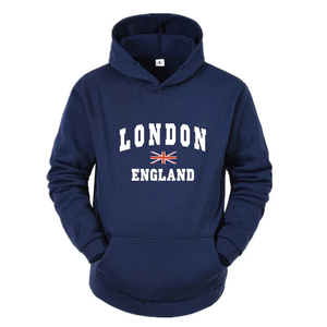 2025 Sudadera con capucha de algodón de gran tamaño para hombre, sudadera gruesa anticontracción de alta calidad con bordado, personalizable, teñido liso, Invierno - Product Image 6