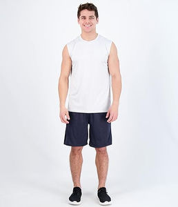 Course à pied sport Muscle gilet sans manches débardeur Gym débardeur musculation Fitness course Logo personnalisé hommes débardeurs - Product Image 5