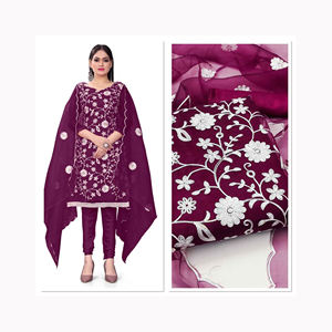 Salwar Kameez Churidar pijama mujeres indio étnico señoras vestido de fiesta Punjabi costura disponible al por mayor traje de césped - Product Image 2