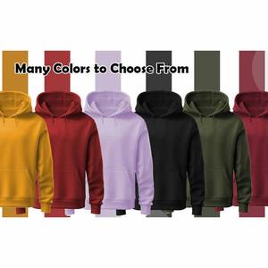 Custom Made Light Color Pullover <b>Thermal</b> <b>Hoodie</b> Super Soft 100% Cotton Oversized Fit for Winter Season Latest Solid Pattern - Product Image 6