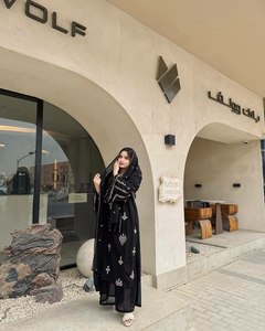 M a XXL Tamaño Precioso Color negro Noche Fiesta Especial Faux Georgette Bordado Secuencia Trabajo Anarkali Salwar Traje - Product Image 5