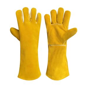 Isolation résistante à la chaleur Gants de soudeur de conception personnalisée Gants de soudage en peau de chèvre à fil de Kevlar de protection thermique Tig - Product Image 6