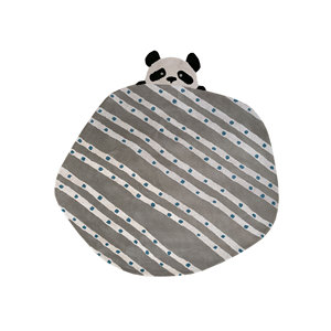 Tapis en laine tufté à la main gris et noir Confetti, décoration élégante pour la maison TRA-14640 - Product Image 1