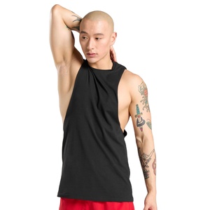 Camisetas de tirantes deportivas para hombre, camisetas de tirantes para entrenamiento de gimnasio, camisetas deportivas de LICRA de talla grande - Product Image 4