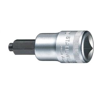 Clés à douille Stahlwille INHEX 1/2'' avec goupille de guidage conçues pour les vis à douille hexagonale - Product Image 1