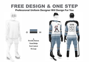 Nouvelle mode de maillots d'équipe de hockey sur glace avec impression en silicone de taille personnalisée maillots et shorts de hockey sur glace de club d'impression HD par sublimation - Product Image 2