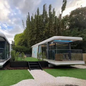 <span class=keywords><strong>Casa</strong></span> Prefabricada de Lujo Más Vendida, <span class=keywords><strong>Casa</strong></span> Prefabricada con Espacio Integrado para Sala de Estar al Aire Libre, Cápsula Espacial con Gran Calidad - Product Image 5