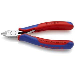 กรรไกรตัดแนวขวางของ Knipex Electronics ใบมีดคาร์ไบด์ หัวตัดขัดเงา ด้ามจับหลายชิ้นส่วน กรรไกรและเครื่องตัด - Product Image 1