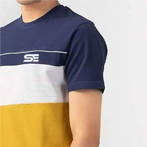 Camisetas de algodón 100% informales para hombre con logotipo personalizado OEM, camisetas de manga corta de secado rápido transpirables de corte holgado de alta calidad, precio al por mayor 2025 - Product Image 5