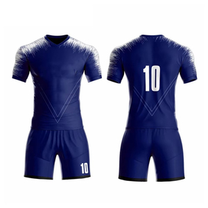 Wholesale Custom Soccer Jerseys Shorts Heat-Transfer Printed <b>Football</b> Uniforms Custom Breathable Lightweight soccer uniform - Product Image 2