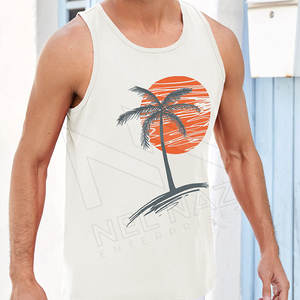 Nouveau été vêtements de remise en forme sans manches sur mesure hommes débardeur/conception OEM O cou hommes débardeur à vendre - Product Image 4