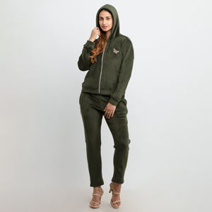 OEM Haute Qualité Respirant Léger Décontracté Cordon de Serrage Manches Longues Sport Tops Pantalon Ensemble Grande Taille Femmes Hiver Survêtement - Product Image 6