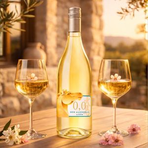 Fire Horse - Alcohol Free White <b>Wine</b> | 100% Airen 0.0% ABV 750ml | Spanish Alcohol Free <b>Wine</b> - Product Image 3