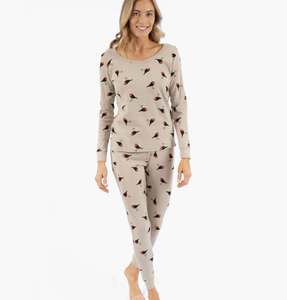 Vêtements de nuit pour femmes, pyjamas personnalisés <span class=keywords><strong>à</strong></span> motifs imprimés, vêtements de nuit pour femmes, vêtements de maison, ensembles de pyjamas assortis en coton pour la famille - Product Image 3