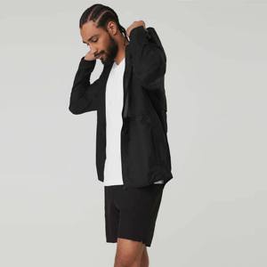 Chaqueta cortavientos fina con cremallera de lona informal para protección solar para ciclismo correr transpirable reflectante - Product Image 2