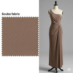 Tela de poliéster para buceo, tela de <span class=keywords><strong>neopreno</strong></span> elástica de doble punto para prendas de vestir, ropa deportiva, ropa de moda, Material textil DIY - Product Image 2