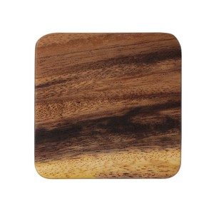 Sous-verres carrés en acacia et en MDF Plateau en acacia Ensemble de sous-verres carrés en bois d'acacia et MDF fabriqués à la main pour la décoration de la maison et du bureau - Product Image 6