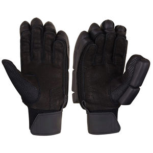 Guantes de Cricket Personalizados 2026, el Mejor Fabricante Ofrece Diseños Personalizados en Diferentes Tallas y Colores para Guantes de Bateo NEGRO - Product Image 5
