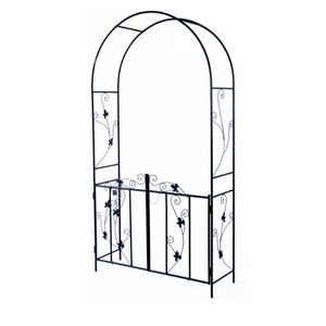 Atractivo aspecto Metal jardín arco Arbor enrejado para soporte de fondo para interior al aire libre boda césped patio trasero fiesta decorativa - Product Image 6
