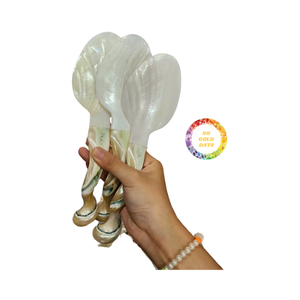 Cuchara madre perla con caja de regalo Regalo perfecto para amantes de la comida y Chefs - Product Image 1