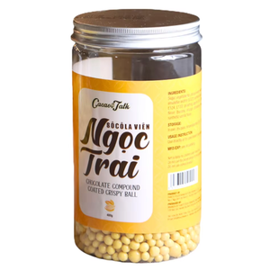 Chocolat en pâte solide en gros, OEM/ODM, HALAL, boules croustillantes au chocolat à la banane, décoration de gâteaux, fournisseur d'exportation, bon - Product Image 1