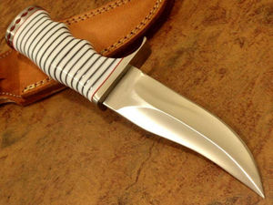 Cuchillo Bowie de Caza Hecho a Mano con Hoja de Acero con Alto Contenido de Carbono y Mango de Resina, con Funda de Cuero, Cuchillos con OEM - Product Image 5