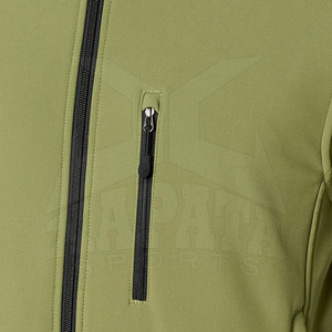 Chaqueta Softshell informal de invierno para hombre Ropa de calle impermeable de estilo único con cuello levantado - Product Image 6