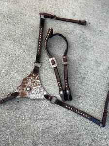 Alta calidad Horse One Ear Headstall Breast Collar Set Tack al mejor precio - Product Image 3