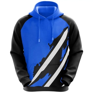 เสื้อฮู้ดพิมพ์ลายโพลีเอสเตอร์สำหรับผู้ชายเสื้อมีฮู้ดพิมพ์ลายดิจิทัลเต็มตัวออกแบบได้ตามที่ต้องการ - Product Image 1