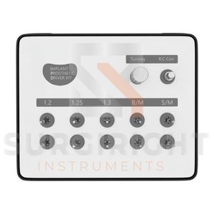 Kit de prothèse dentaire Clé dynamométrique pour implant Deux longueurs Courtes (23.5mm) de long (30mm) Kit d'outils de réparation pour pilotes Surgiright - Product Image 3