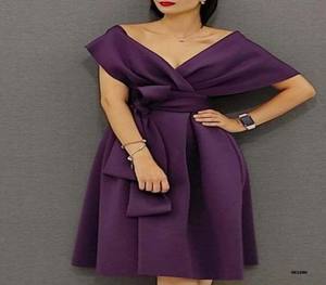Grande qualité fête anniversaire tenue décontracté bleu violet rouge vert 2S 2M 2L robes turques pour les femmes - Product Image 2