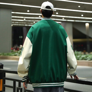 Vestes de baseball universitaires personnalisées de style streetwear, vestes varsity de qualité supérieure, broderie personnalisée pour hommes - Product Image 5