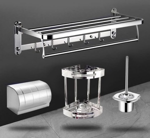OEM/ODM Inox <b>Stainless</b> <b>Steel</b> Bathroom Accessories Combo - Product Image 1