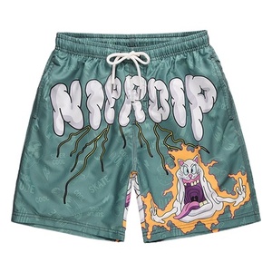 Pantalones cortos de cinco puntos al por mayor pantalones cortos de malla de playa de verano para Hombre Pantalones cortos casuales para correr pantalones cortos de talla grande para hombre - Product Image 1