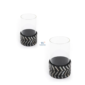 Novedad, diseño creativo ligero, decoración de lujo para el hogar, Natural jarrón de concha marina hecho a mano, portavelas de cristal Capiz - Product Image 3